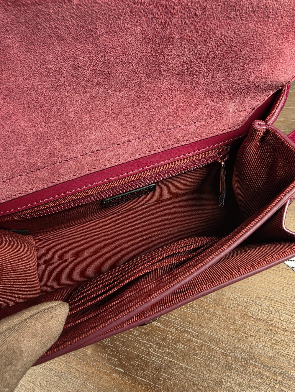 Furla Lady M Red Leather Crossbody Bag (Retail $350) NWT! - Picture 12 of 15